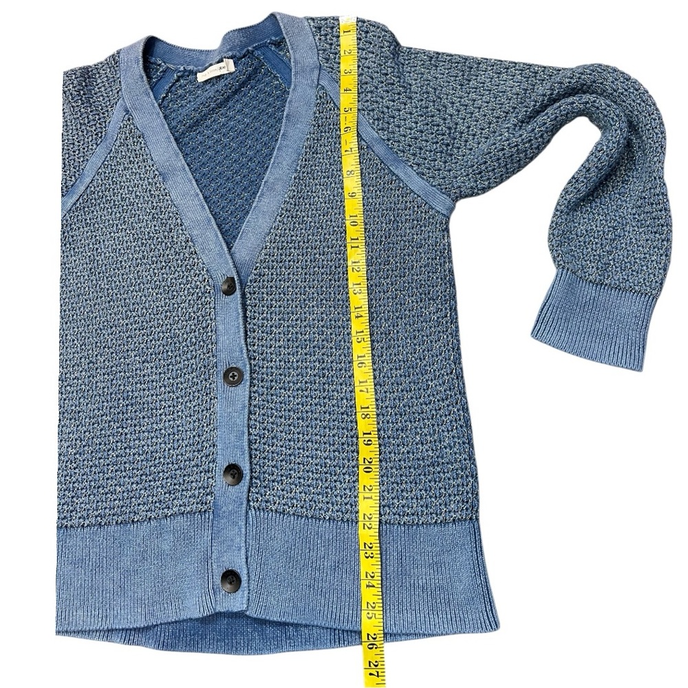 Rag and Bone Kyra v-neck button front metallic knit cardigan - Picture 12 of 12